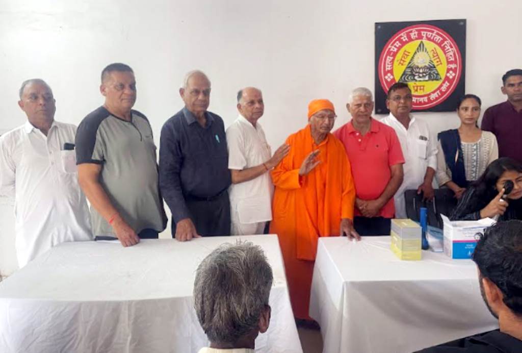 करनाल मानव सेवा संघ में सभी रोगों की निशुल्क जांच एवं उपचार हेतु मेडिकल कैंप आयोजित